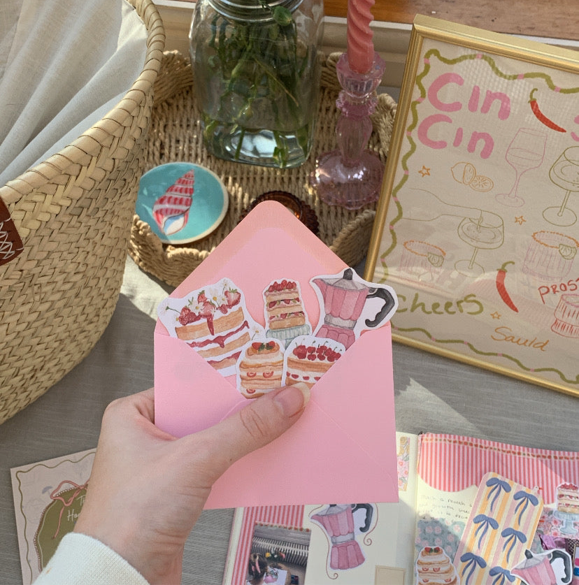 Coffee & cake sticker pack