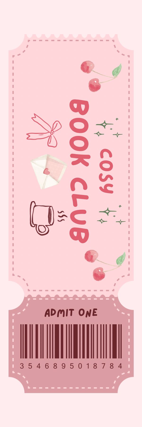 Cosy book club bookmarks